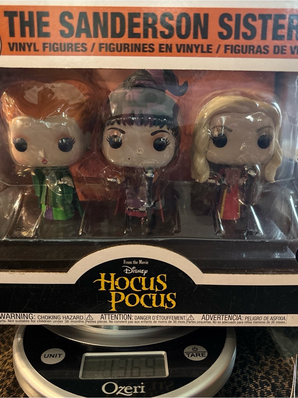 Disney Hocus Pocus Sanderson Sisters Vinyl Figures - Orange, Green, Purple